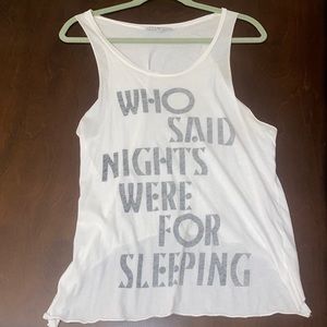 ‘Who said nights are for sleeping?’ Junk food tank